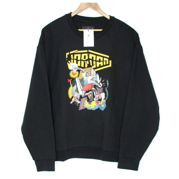 Jordan Other - Jordan Sweatshirt Sport DNA HBR Fleece Crewneck Black Men's Size XXL DC9615-010